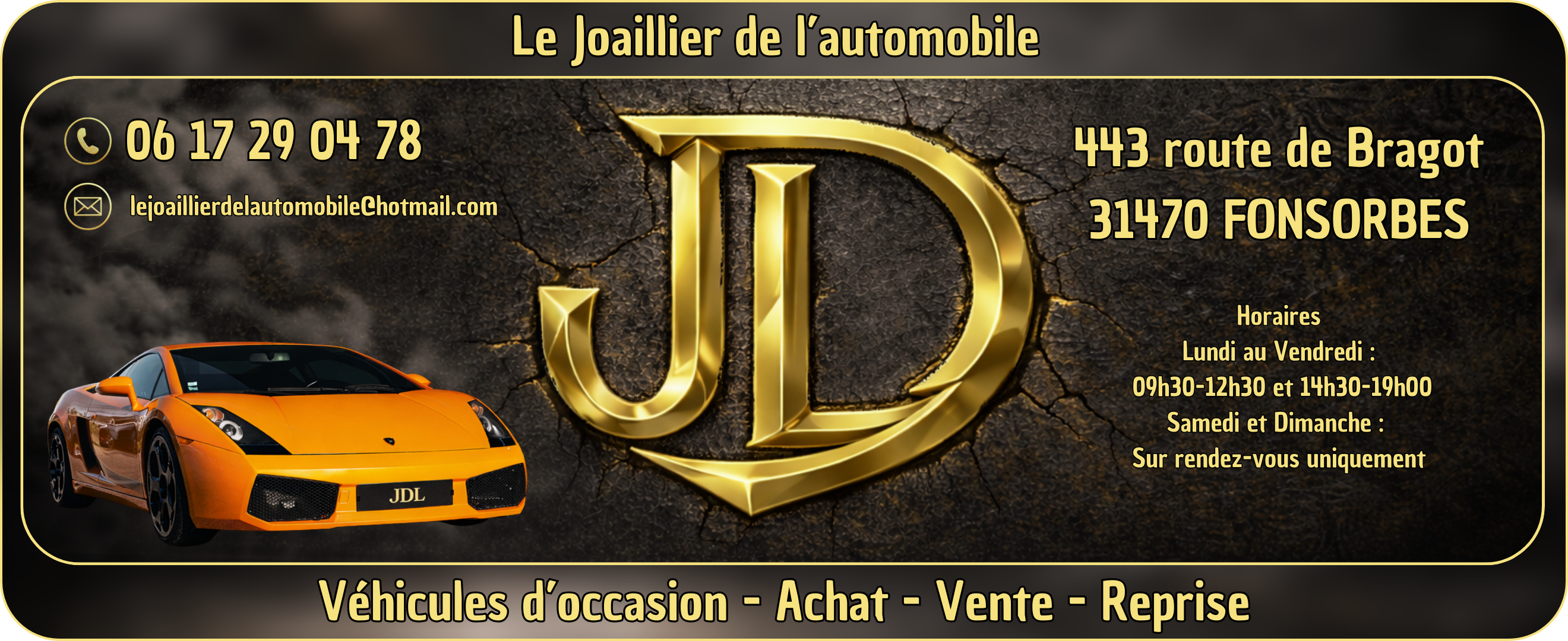 Bannière Le Joaillier de l’Automobile à Fonsorbes